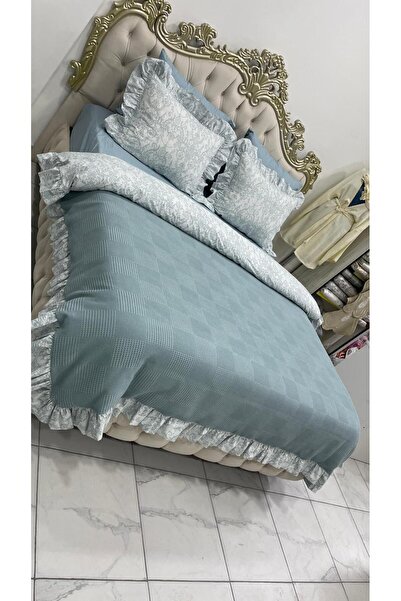 AHSEN TASARIM Double-Purpose 4-Season Pique Set