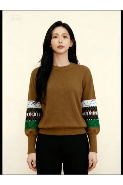 JULYA TRİKO Kadın Yumoş Balon Kol Kazak