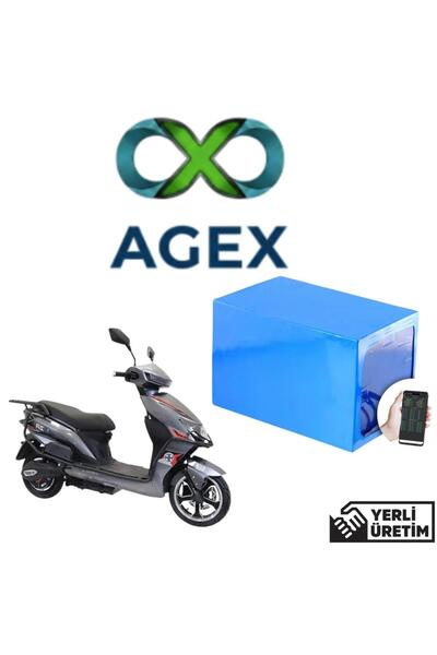 agex enerji Arora ZR1 Uyumlu Elektrikli Motosiklet Bataryası 72V 20Ah LiFePO4...