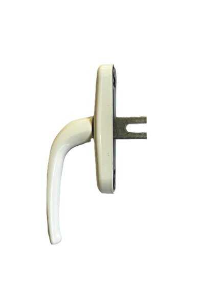 KATAR مقبض نافذة ألومنيوم محوري بلسان واحد باللون الأبيض