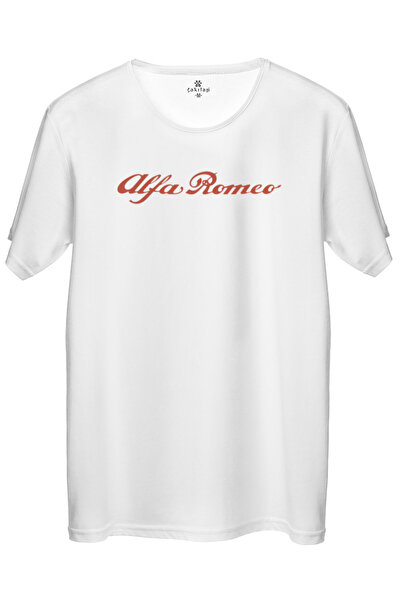 Çakilap Alfa Romeo Logo Printed T-Shirt, Unisex, Premium Quality (Rgl-Otmbl)