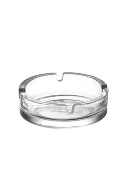 LAV 2 Pieces Keyif Ashtray Set 106Mm - Clear