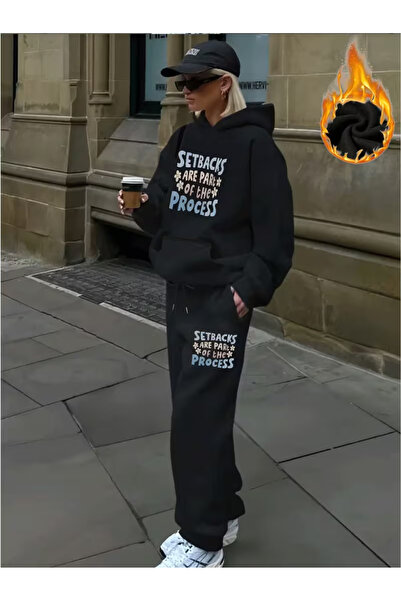 Flaubert -Women's Printed Lko Oversized Sweater - Sweatpants 2-Piece Set