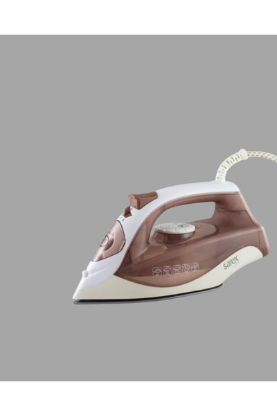 MBB ETİCARET Buharlı Ütü 2200W Kireç Önleyici Self Clean Damlatmaz Kahverengi