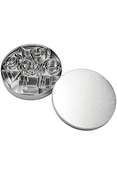 Other مجموعة قوالب تقطيع الكيك والبسكويت المصنوعة من الفولاذ المقاوم للصدأ، 2...