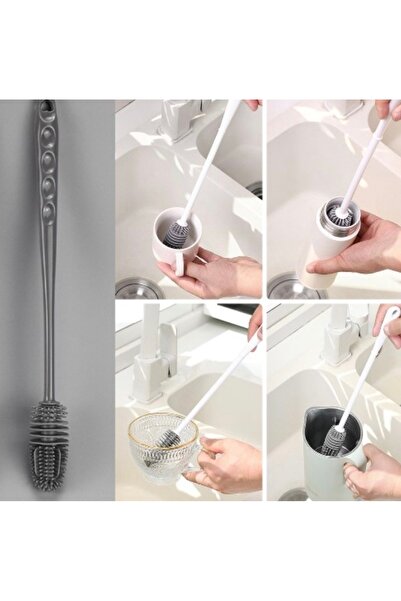 Kapital plastik Long-Handled Baby Bottle and Jar Washing Brush