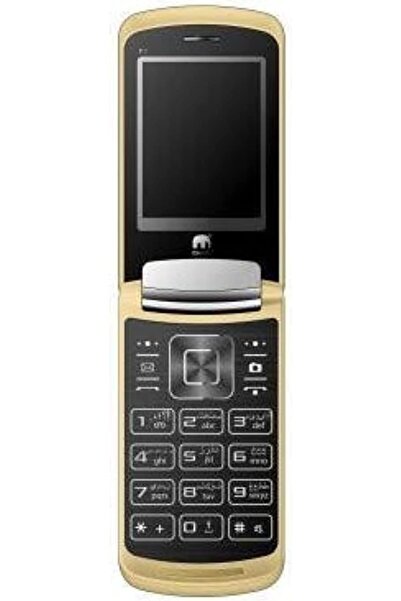 M1 F3 Mione Gold Dual SIM Mobile Phone with 512MB Internal Memory