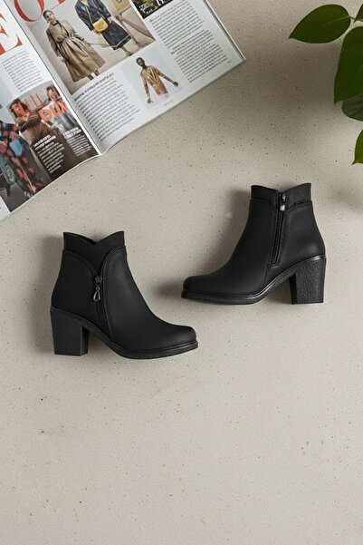 Ayakkabı Fuarı Elit Syhz1505 Women's Heeled Boots Black