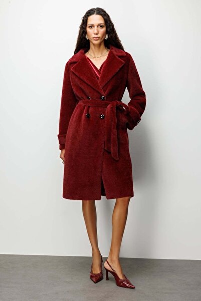 Ekol Beli Kuşaklı Peluş Kaban