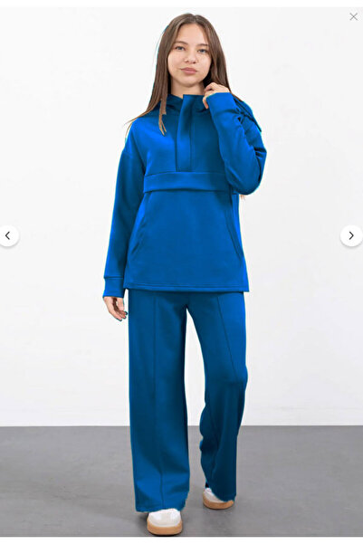 Asortik Kids طقم تونيك مكون من قطعتين للفتيات بغطاء رأس - AÜT-2039-320