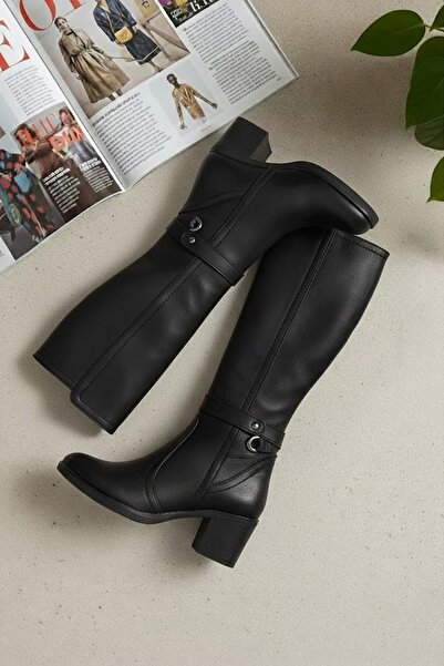 Ayakkabı Fuarı Elit Syhz2112 Women's Heeled Boots Black