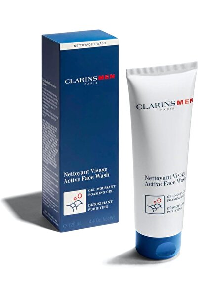 clarins paris غسول الوجه الرغوي للرجال، 125 مل