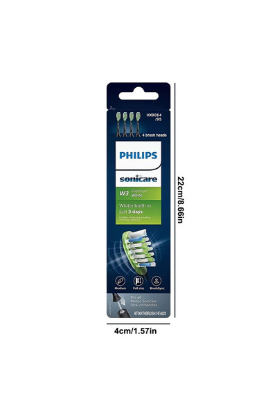 Philips Smart Philips Sonicare Premium White Replacement Toothbrush Heads
