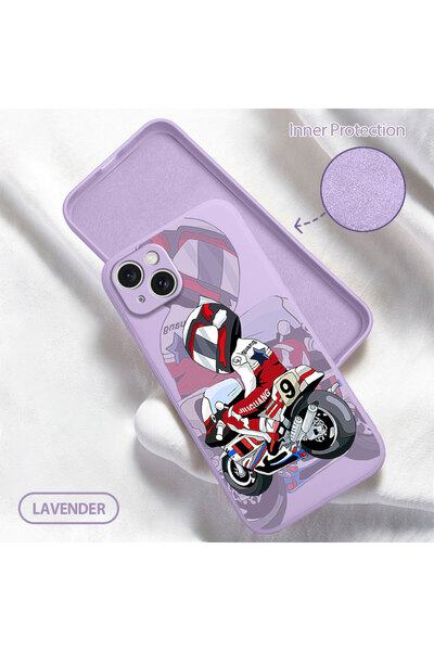 CHICASELUX Soft Silicone Phone Case with Velvet Camera Protections Compatible...