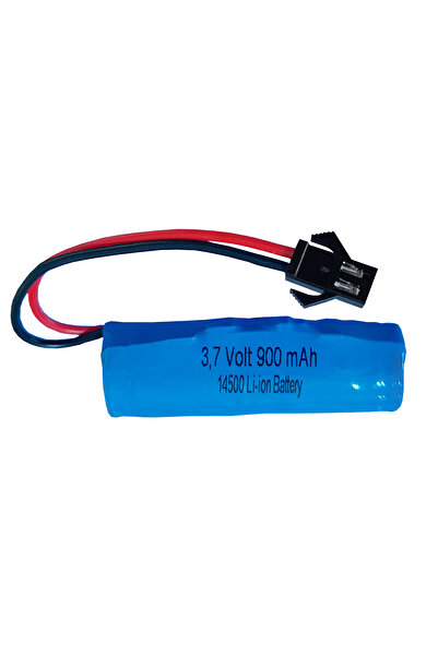 Premiore 3.7V 900 mAh 14500 Li-ion Oyuncak Araba Pili | Siyah Soket | Şarjlı ...