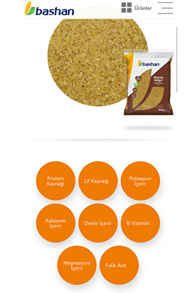 Başhan PİLAVLIK BULGUR 1000 gr