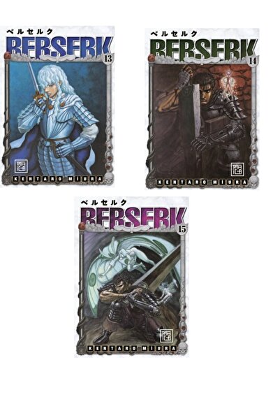 Athica Berserk 13-14-15. Ciltler 3 Manga Set