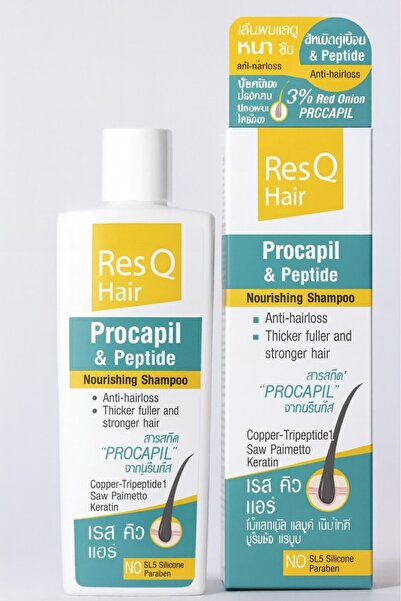 Res Q Hair شامبو ResQ لتكثيف وتقوية الشعر بالبروكابيل والببتيدات – مضاد لتساق...