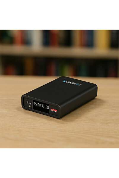 ENERX Enr-p1025dc 10000 Mah 2.1 Amper Led Göstergeli Powerbank Siyah