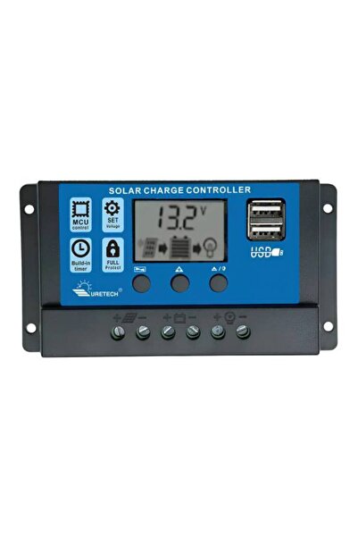 Hasyılmaz Akıllı Güneş Paneli Şarj Kontrol Cihazı Regülatörü 12/24V 30A