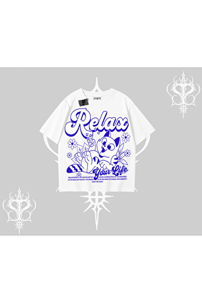 Tarzsokak Opusti se mačka Štampano Oversize kroj majica