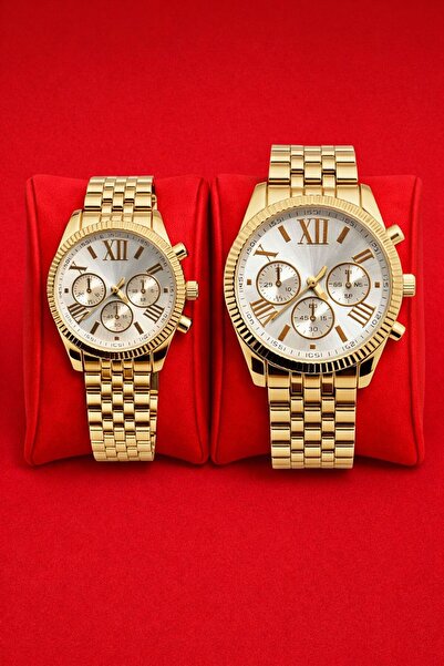 Rodium ساعة يد فضية للزوجين للنساء والرجال