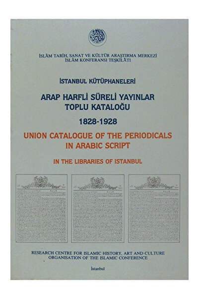 Kişisel Yayınlar İstanbul Kütüphaneleri Arap Harfli Süreli Yayınlar Toplu Kat...