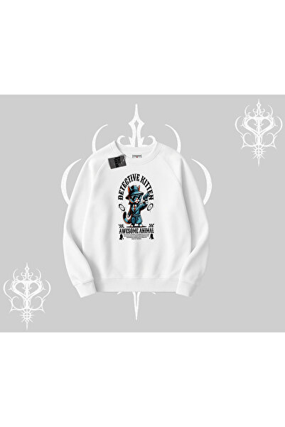 Tarzsokak Hanorac cu glugă cu imprimeu ProCATstinator Cat