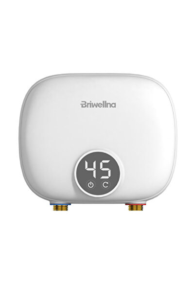 Briwellna Streamline 5.5kW Electric Under Sink Tankless Water Heater with Digital Display, On-Demand