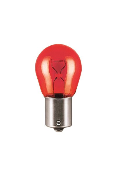 İthal Ampül Sinyali 93 Tek Duy Düz Tırnak Kırmızı 12V 21W Pr21W Wolfram