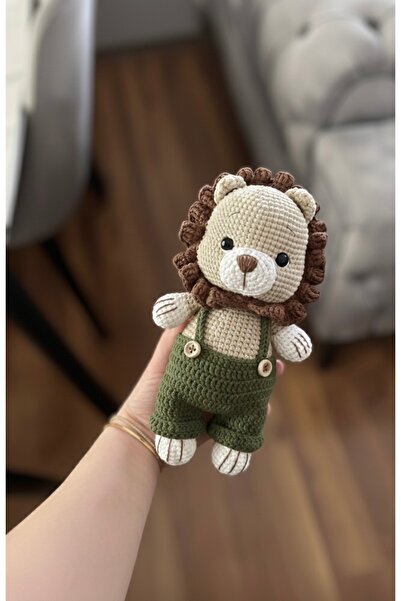Zey's Amigurumi Amigurumi Tombik Tulumlu Aslancık Uyku Arkadaşı