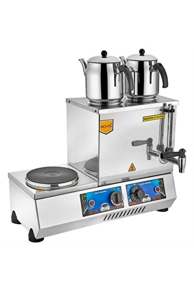 Remta 20 Model Çift Demlikli Elektrikli Çay Kazanı-Çay Ocağı-14 lt - K31(A) -...