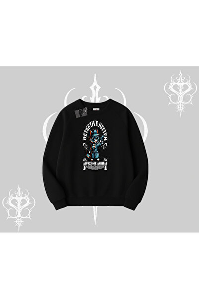 Tarzsokak Hanorac cu glugă cu imprimeu ProCATstinator Cat