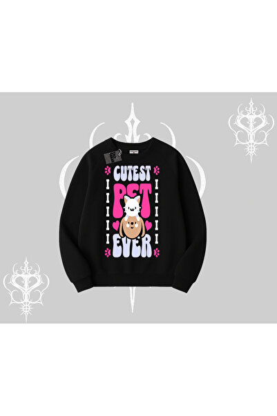 Tarzsokak Hanorac cu imprimeu Best Pet Ever Baskilit