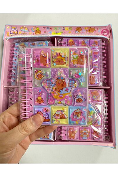 pialbatro CAPY BARA STICKERLI SULU NOT DEFTERİ