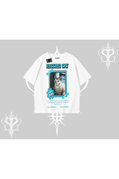 Tarzsokak Nedostaje mačka Štampano Oversize kroj majica