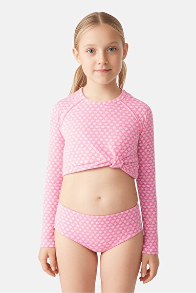 GAP Kids Girl 3 Pieces Floral Print Swimwear Set, Multicolor