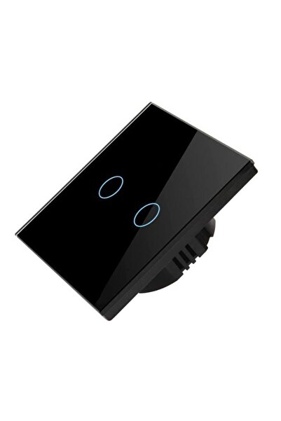 Hasyılmaz K3NL-02 مفتاح حائط ذكي يعمل باللمس بتقنية Wi-Fi ثنائي