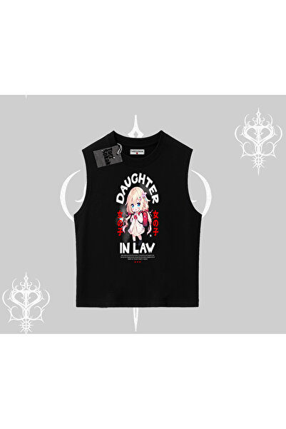 Tarzsokak Αμάνικο μπλουζάκι με στάμπα Anime Girl Daughter In Law