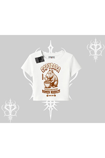 Tarzsokak Tricou Babby Tee cu ilustrație a unei capibare drăguțe bucurându-se...