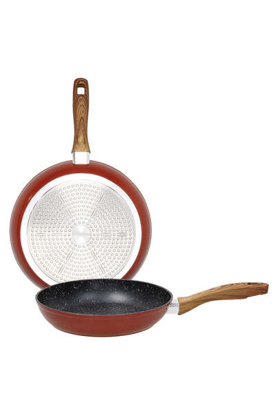 Rustic Stone Set 2 pans, aluminum