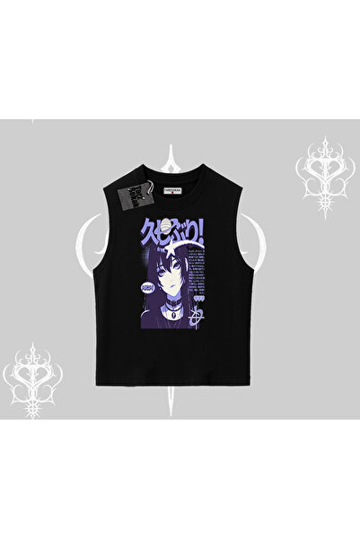 Tarzsokak Tricou fără mâneci Neo Tokyo Girl Y2K Street Anime Aesthetic