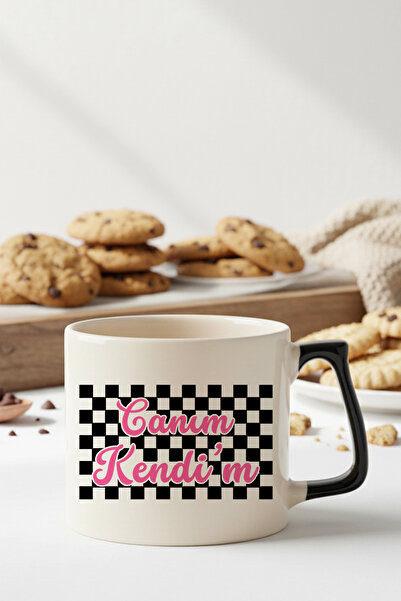 qoeuyl boutique Dear, Dear, Myself Printed Motivational Gift D Mug with Handle