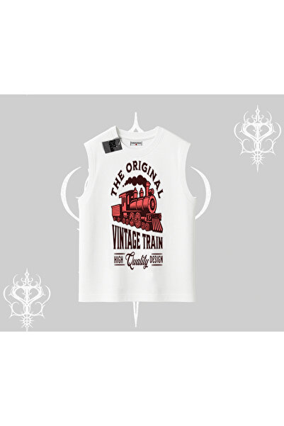 Tarzsokak Αμάνικο μπλουζάκι Κλασικό Σιδηροδρομικό Βίντατζ Αισθητικής Τρένου κ...