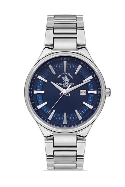 Santa Barbara Polo & Racquet Club ساعة يد رجالية من سانتا باربرا بولو كلوب SB.1.10422.3 مصنوعة من الفولاذ