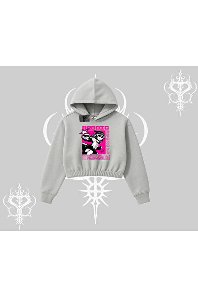 Tarzsokak Hoodie Skraćeni kroj Dukserica Herojska Anime Devojka Japanski Stil...