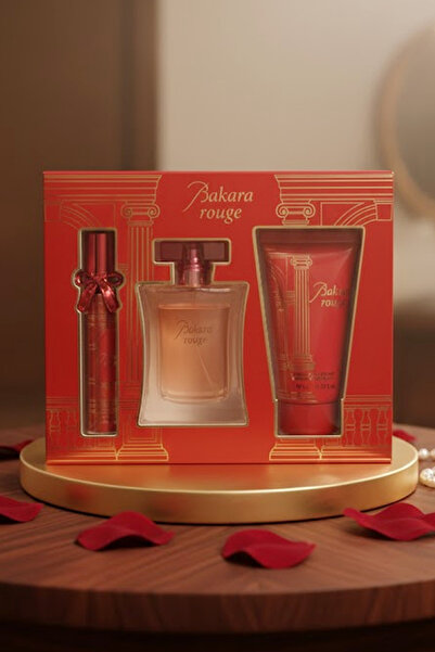 Muchmy مجموعة هدايا عطرية مكونة من 3 قطع للنساء: عطر للجسم، بخاخ طبيعي للسفر، ولوشن للجسم في علبة