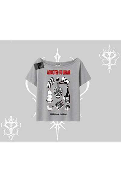 Tarzsokak Tricou cu guler barcă, cu imprimeu tematic Umami, cu tematică de bu...