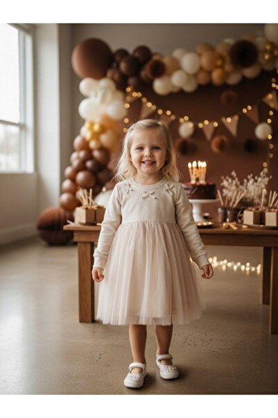 Zekids Φόρεμα Tutu από βαμβακερό υλικό με λεπτομέρεια από πέτρινο φιόγκο για ...