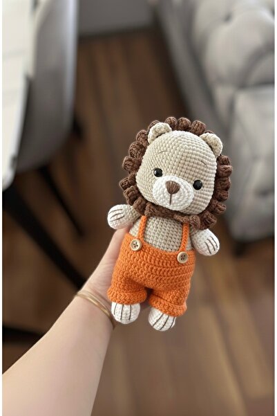Zey's Amigurumi Amigurumi Tombik Tulumlu Aslancık Uyku Arkadaşı